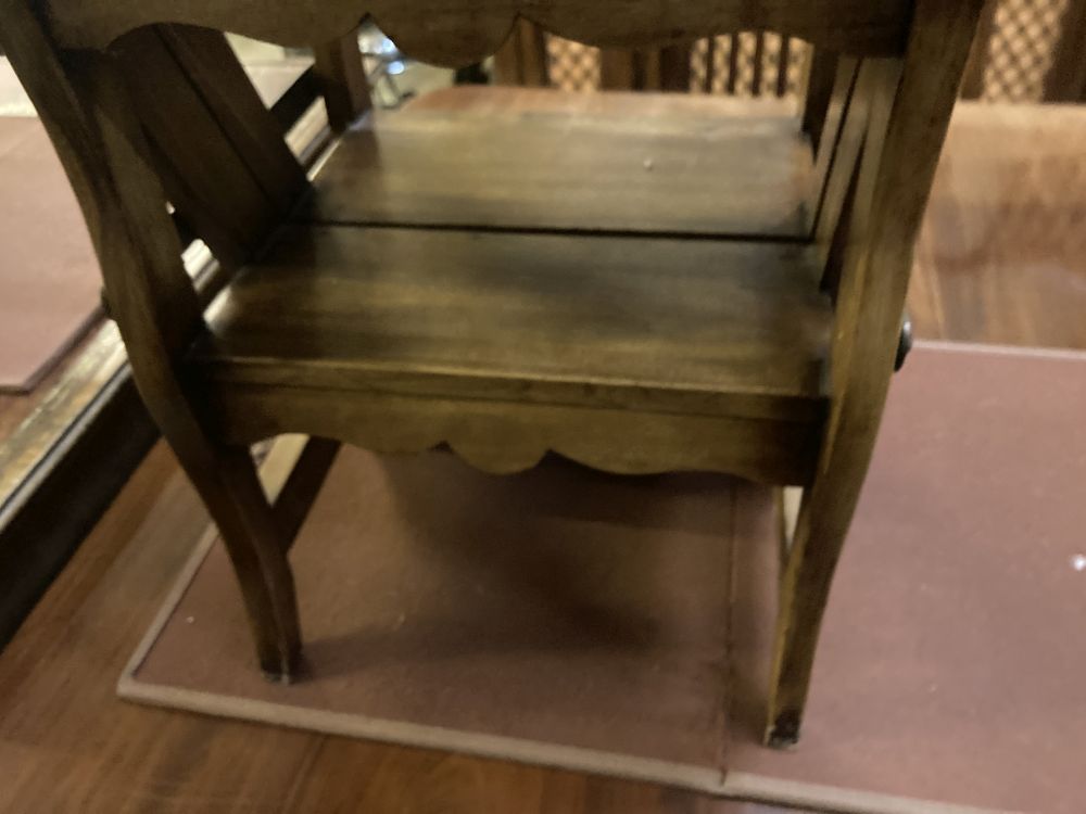 A 19th century metamorphic chair / library steps